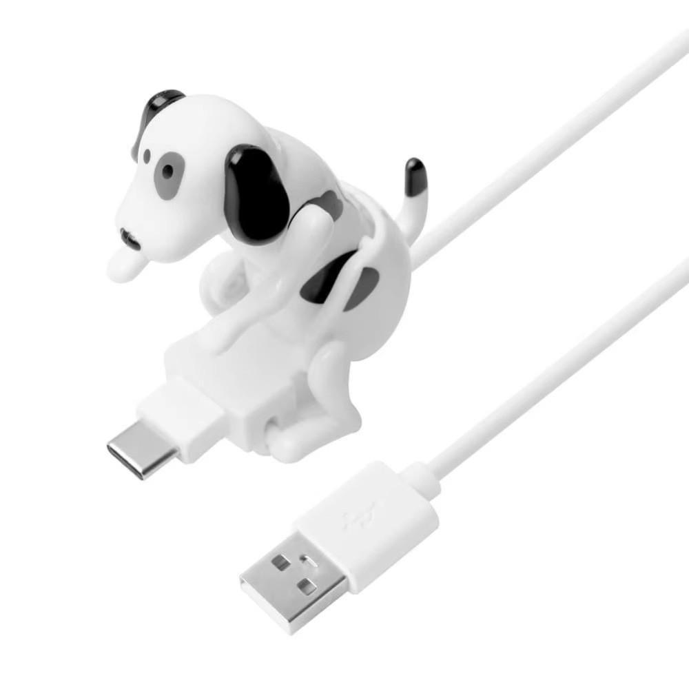 Cartoon Stray Dog Fast Charger For Type-C Phone Charging Line Charging Cable Phone Accessories