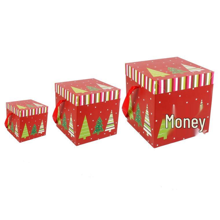 Christmas Eve Apple Gift Box Tree Decoration