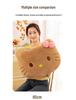 Hello Kitty Big Head Cushion - Cute Cat Plush Backrest Pillow for Girls