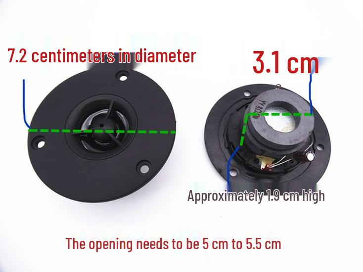 3-Inch Audiophile Speaker Tweeter Amplifier Subwoofer Head