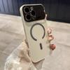 Large Window Crystal Camera Lens Case For For Iphone 17 Air 16 15 14 13 12 17 Pro Max Wireless Charge for Magsafe Candy Color Cover
