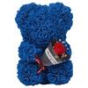 24cm Size Eternal Rose Bear Long Lasting Foam Flowers Artificial Flower Gift Creative Design Artificial Rose Rose Bear