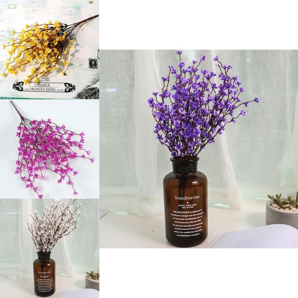 Beautiful Artificial Plum Blossom Branches For Year-round Home And Event Decor