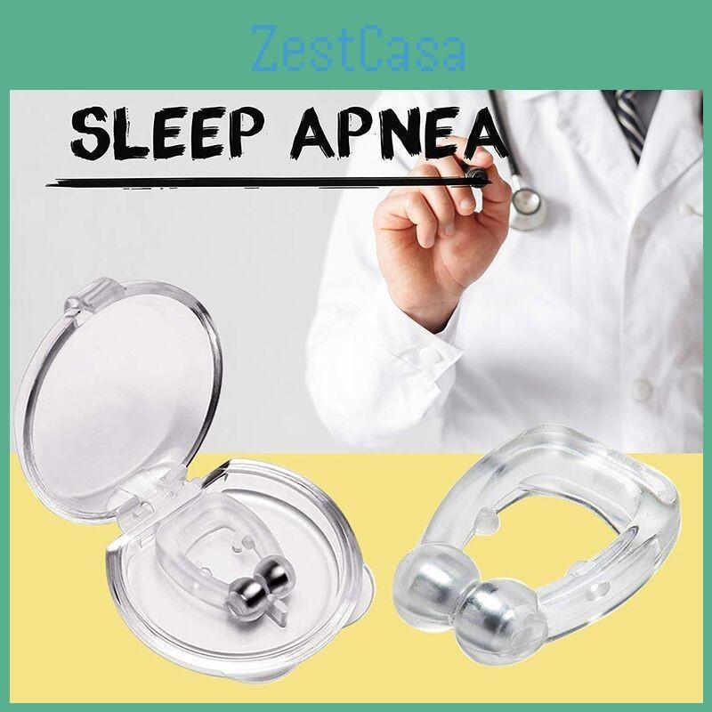 1pc Silicone Anti Nose Clip Magnetic Snoring Silent Sleep