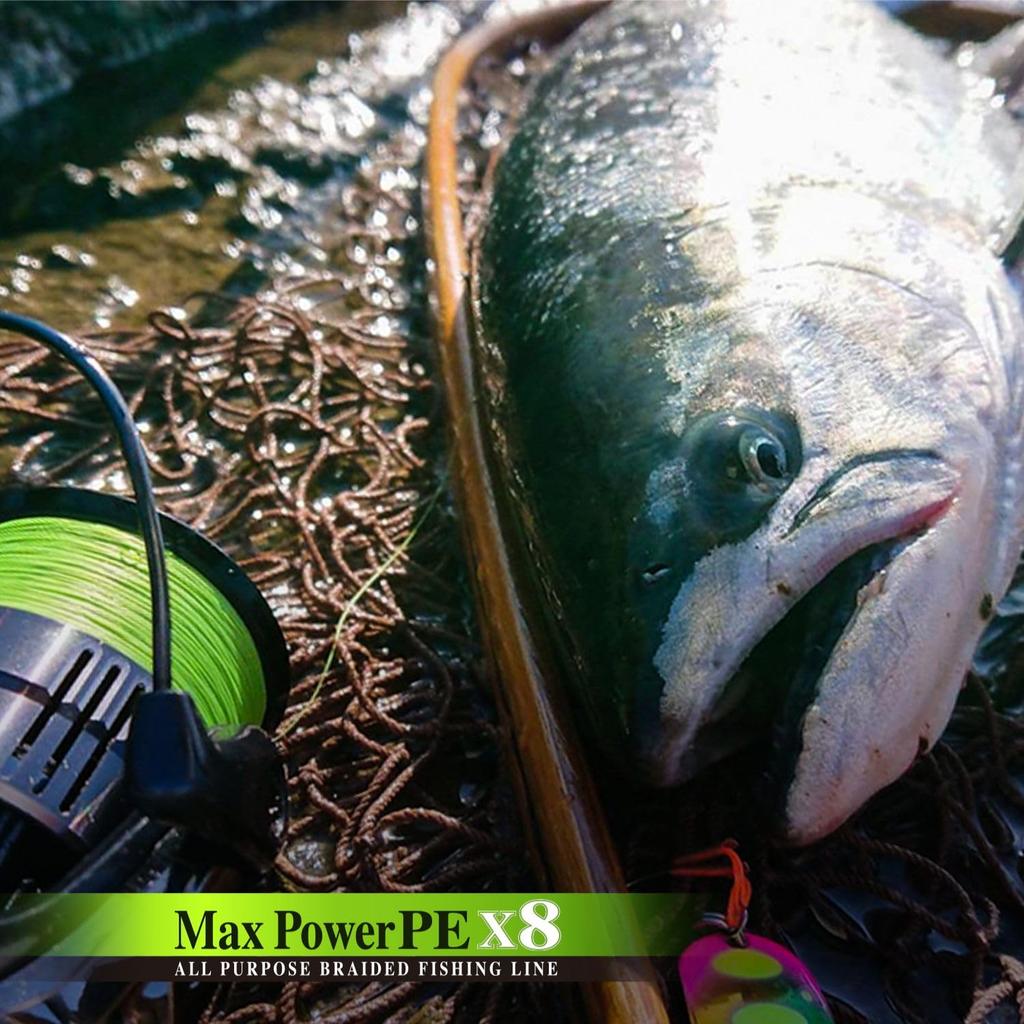 VARIVAS Max Power PE X8 Lime Line, Green, 200m, 0.6