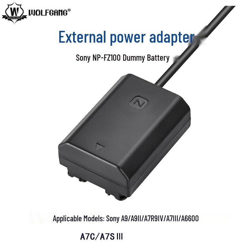 WOLFGANG FZ100 Dummy Battery for Sony Cameras