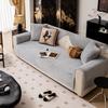 Flannel Autumn And Winter Plush Sofa Cushion  New Non-Slip Straight Row Advanced Thermal Leather Sofa Seat Cushion Cover Cloth