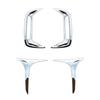 1 Set Rear Lamp Fog Frame Kit Fog Lamps Decoration Cover For Toyota Yaris Cross