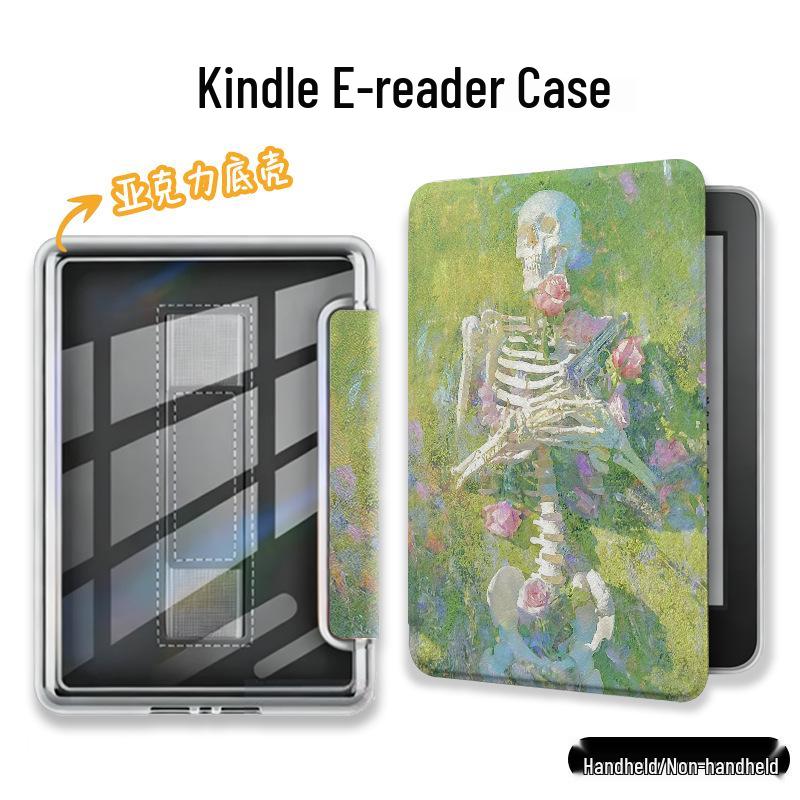 Magnetic Detachable Sleep Case: Compatible with Kindle Paperwhite KPW1-6 Acrylic/Silicone, Kobo.