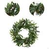 Artificial Olive Wreath Fake Leaf Silk Hanging Greenery Spring Summer for Party Festival All