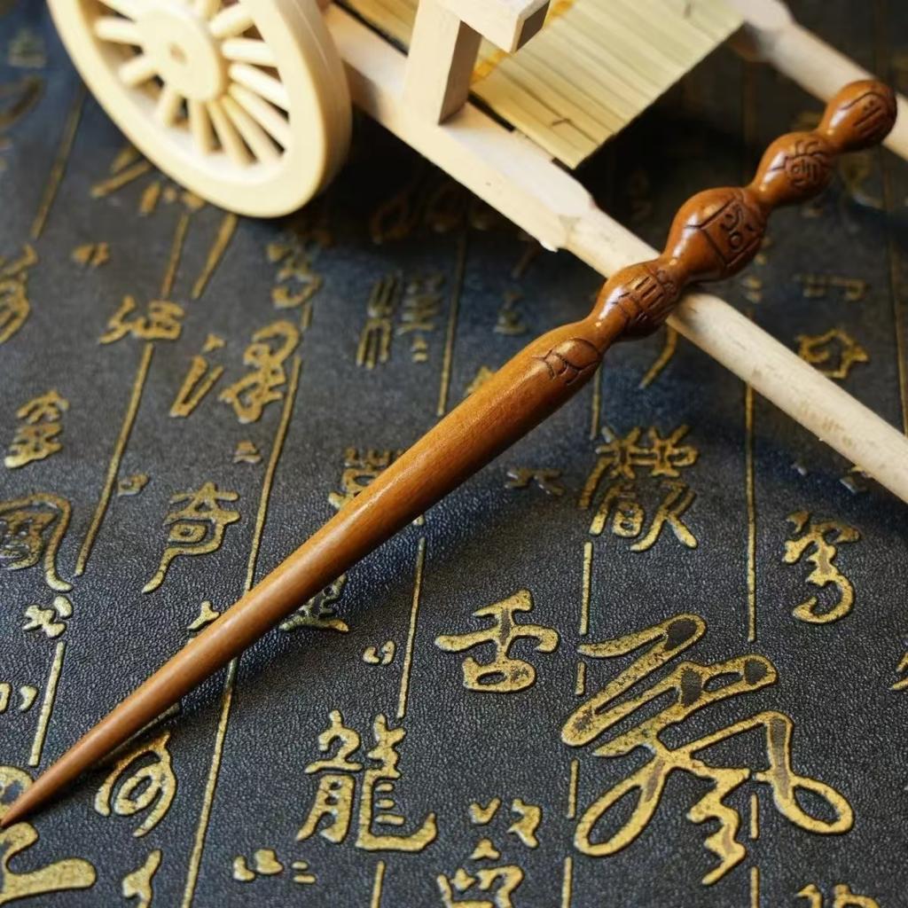 Vintage Hair Stick NaturalSandalwood Hairpin Women Girls Hair Clips Pins Antiquity Chinese Style Hair Accessories Jewelry Women
