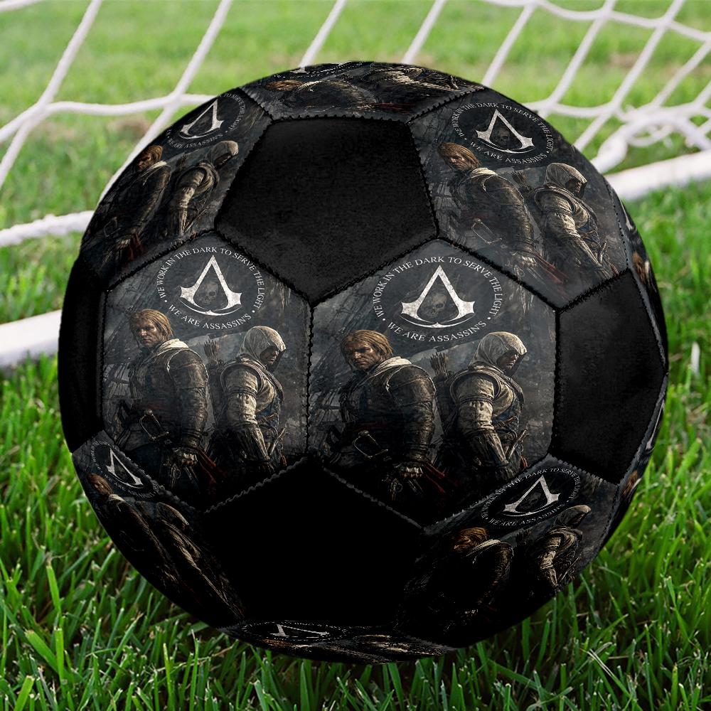 Assassin's Creed Theme Size 5 Soccer Ball, Suitable for Both Indoor and Outdoor Matches, a Gift Suitable for Everyone.