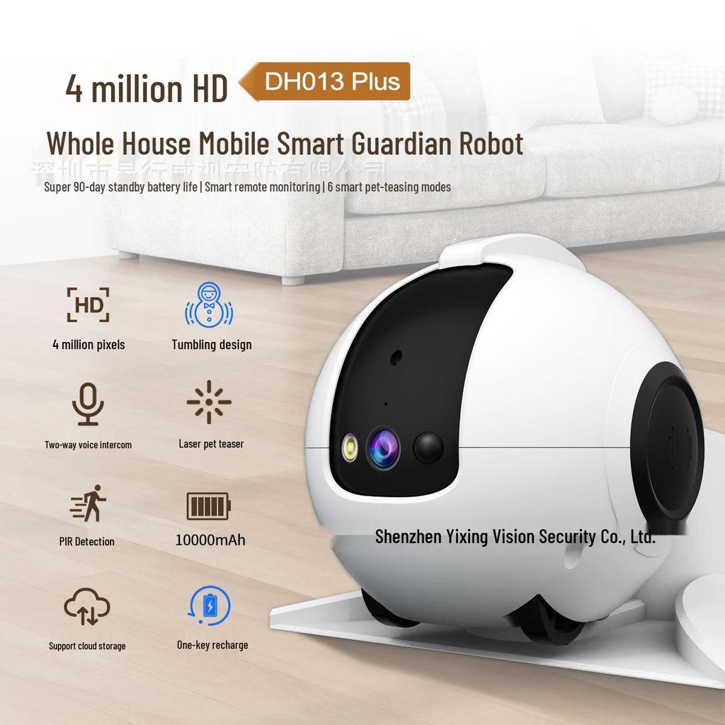 Self-Balancing Rechargeable Smart Pet Robot with HD Camera for Pet Monitoring