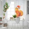Weihnachtsbaum Eichhörnchen Schneeflocke Aquarell Verdunkelungsvorhänge Für Wohnzimmer Schlafzimmer Fensterdekoration Jalousien Vorhänge