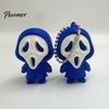 Portable Bag Accessory Mini Screaming Skeleton Keychain Pendant, 3D Printed Halloween Pendant Hanging Decor, Backpack Schoolbag Purse Charm