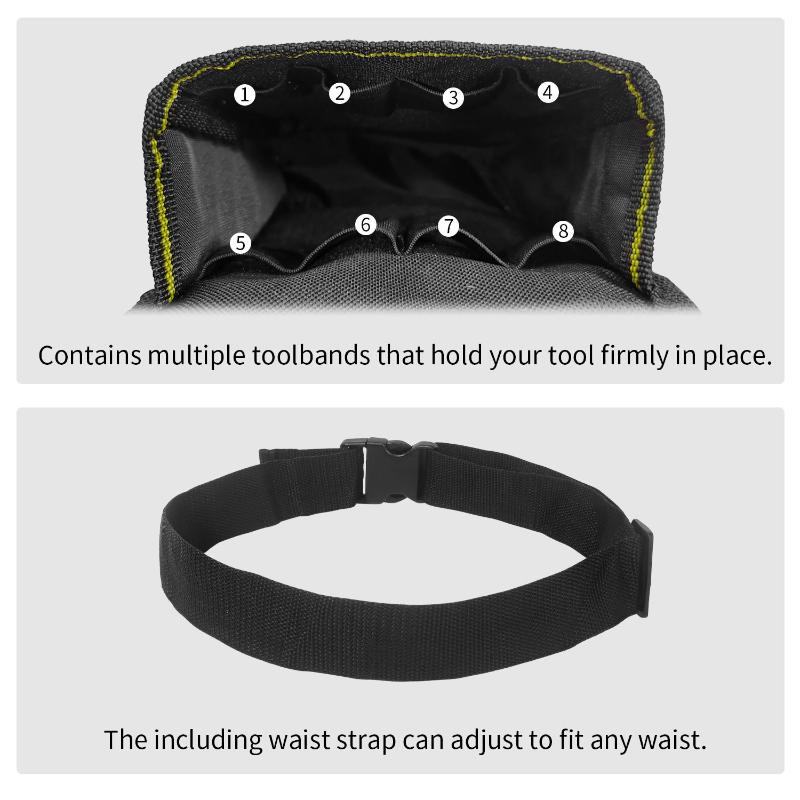 Multi Functional Tools Bag Waist Pouch Belt Storage Holder Organizer Garden Tool Kits Waist Packs Oxford Cloth Pocket Tool Pouch
