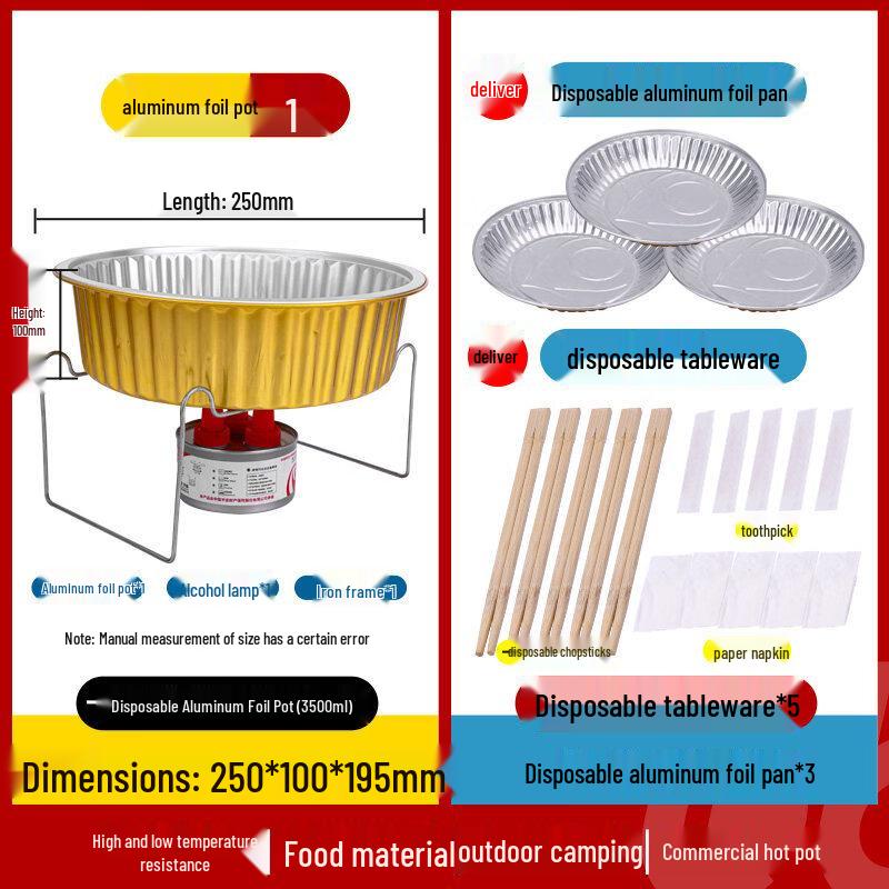 ZISIZ Disposable Outdoor Hot Pot