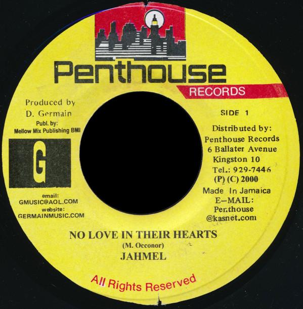 7inch Record JAHMEL - No Love In Their Hearts NONE Penthouse Recor 2000 Jamaica Reggae, Ska & Dub Used