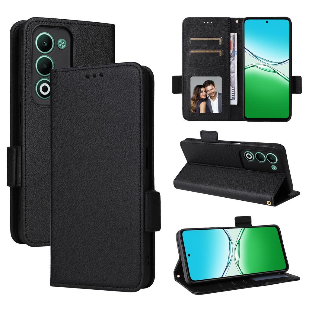 Flip Cover for OPPO A5 PU Leather Full-Body Protection With [RFID Blocking] Shockproof Durable Retro Phone Case