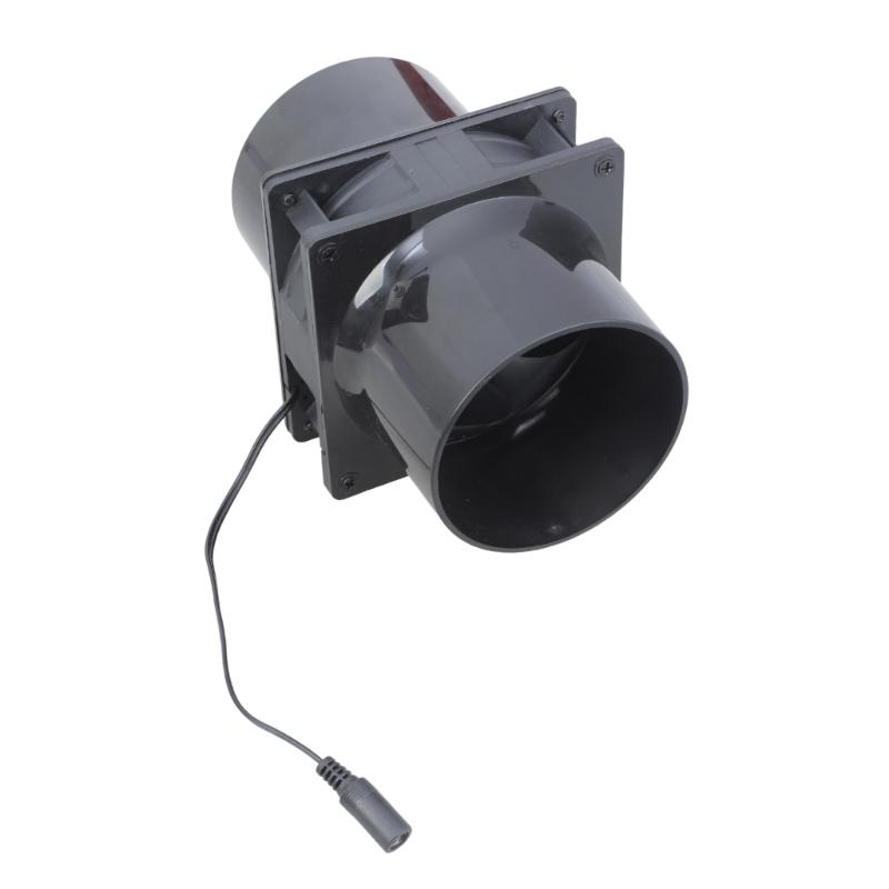 Hohe Luftströme 12V Lüfter mit abnehmbarem ABS-Gehäuse für Growzelte, Serverkühlung und DIY-Anwendungen