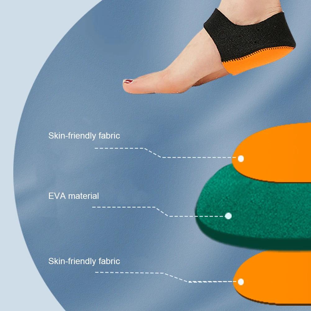Men And Women Heel Pad Sports Insole Thickened Shock Absorption For Heel Tendinitis & Pain Relief