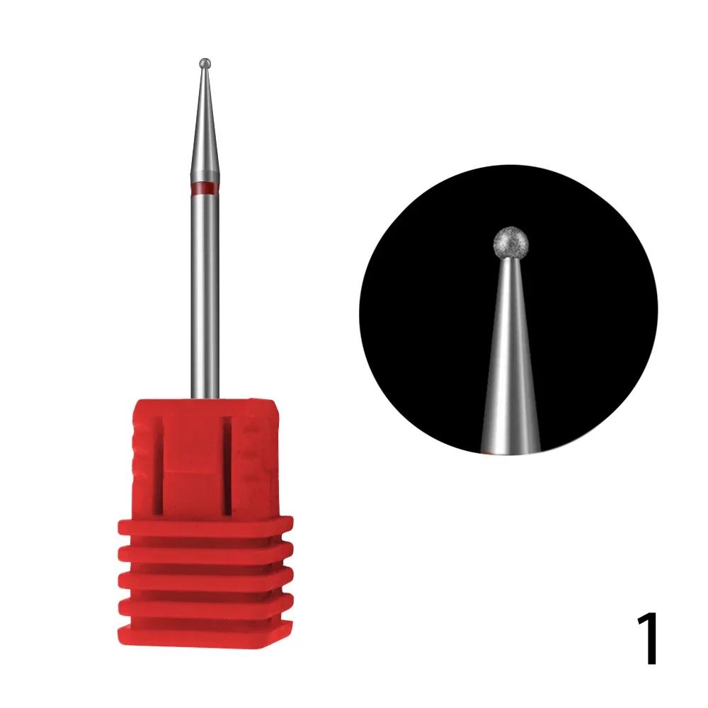 Bullet Carbide Nail Drill Bits Professional Rotary Flame Nail Bit Manicure Acrylic Gel Remover Nails Accessories Tools JGS-1-1pcs