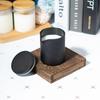 Black and White Ceramic Cup with Mouth Low Temperature Soy Wax Scented Candle 38 Degrees Low Temperature Soy Wax