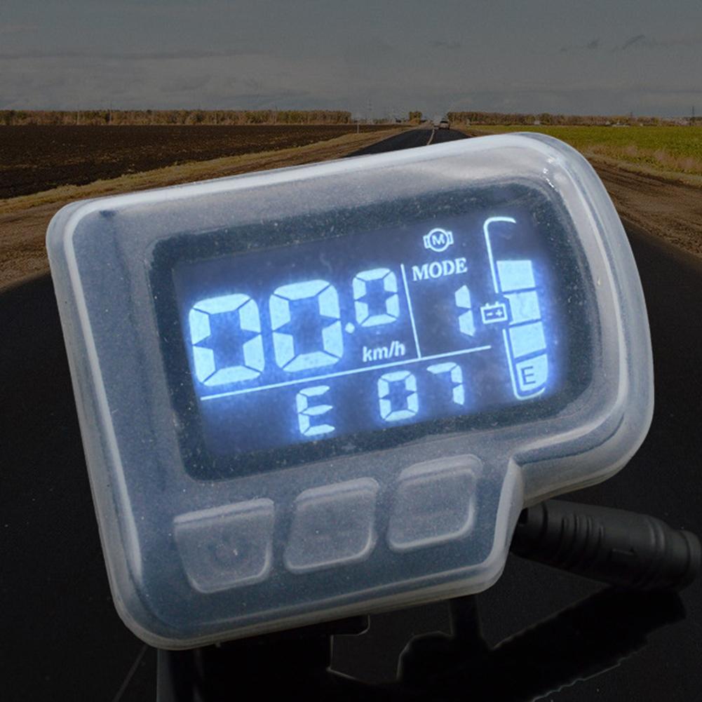 Miękkie silikonowe etui na wyświetlacz LCD EN06 do rowerów elektrycznych i skuterów