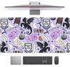 Anime Koi Lotus Gaming-Maus Padoriental Roter Karpfen Blattdruck Glatter Rand Rutschfeste Matte Für Gamer Büro Zuhause Drahtlose Maus Verwendung
