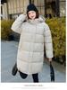 Women’s Mid Length Hooded Windproof Thicken Warm Winter Jacket