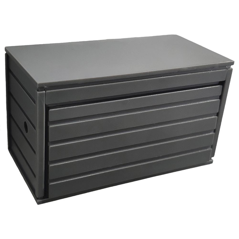 Держатель для ключей от гаража Настенный держатель для ключей от машины Творческий настенный органайзер для ключей Держатель для ключей в форме гаража для автолюбителя серый