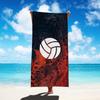 Di Telo Mare Microbre Stampato Pallavolo Telo Mare Elegante e Funzionale per il Divertimento Estivo Elegante Assorbente per l'Estate Grande