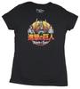 Attack On Titan Girls T-shirt Hero Trio with Kanji In Circle Pic