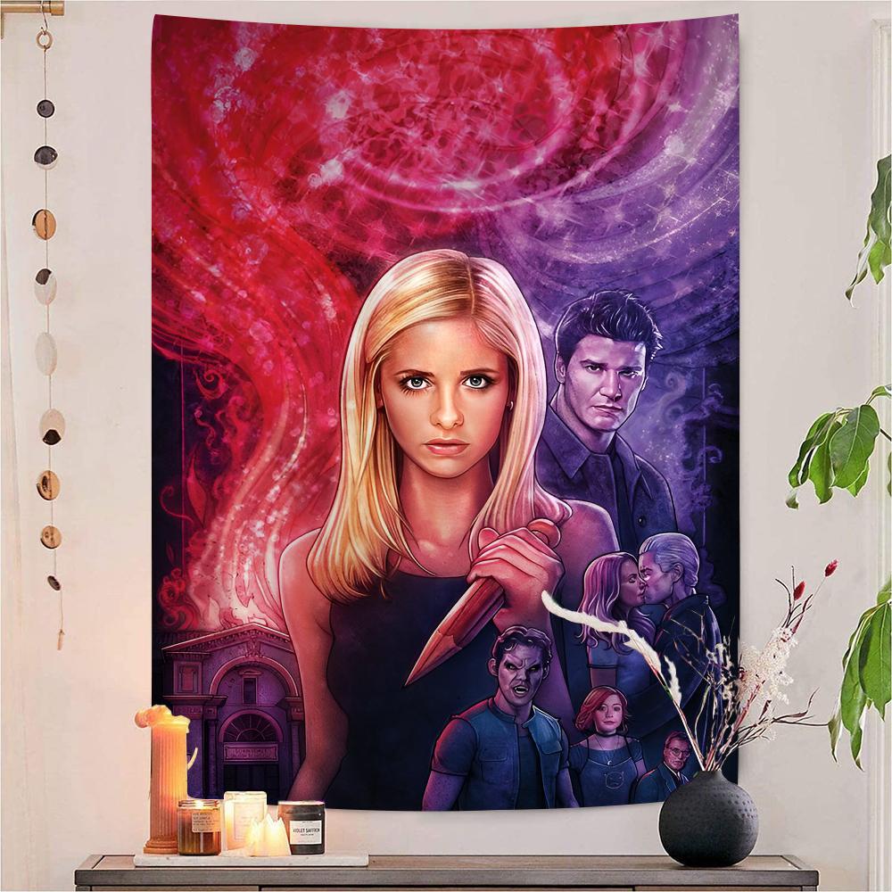 Buffy The Vampire Slayer DIY Wall Tapestry for Living Room Home Dorm Decor Wall Art Decor