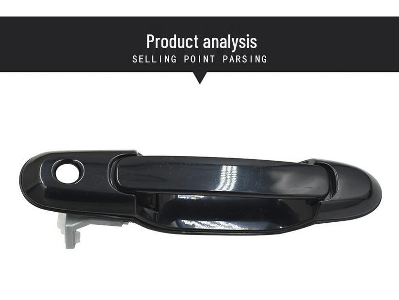 69210-08010: Exterior Door Handle for Toyota Sienna, Compatible with Part 69220-08010.