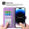 Foreign Trade Flip Card Protective Case, Suitable for Iphone15 Mobile Phone Leather Case Samsung Skin-sensitive Magnetic Suction Sharp MOTO
