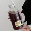 Water bottle summer unprinted girls large capacity tea cup plastic water cup high value sports kettle portable cup