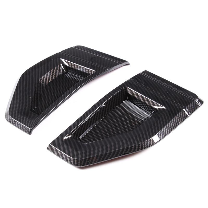 

For Ford Maverick 2026-2026 ABS Carbon Fiber Car Fender Side Air Vent Cover Trim Shark Gills Side Vent Sticker Accessories
