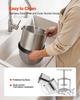 Fruit Wine Press, 1.6 Gallon/6L, Stainless Steel Manual Juice Maker with Powerful T-Shaped Handle, Juice Making for Apple/Grape/Orange/Berry,