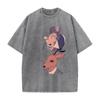 Hot Anime BEASTARS Legoshi Rouis Abbigliamento Uomo Donna T-shirt Casual Cotone Lavato T-shirt Retro Oversize T-shirt Harajuku