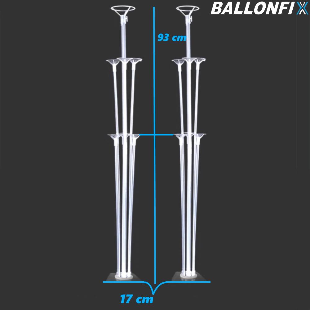 BALLONFIX Balloon Stand Balloon Balloons Wedding Decoration Large Round 70cm 2 Pieces