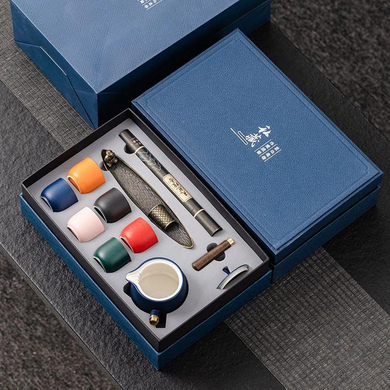 Retro Chinese Ceramic Tea Set