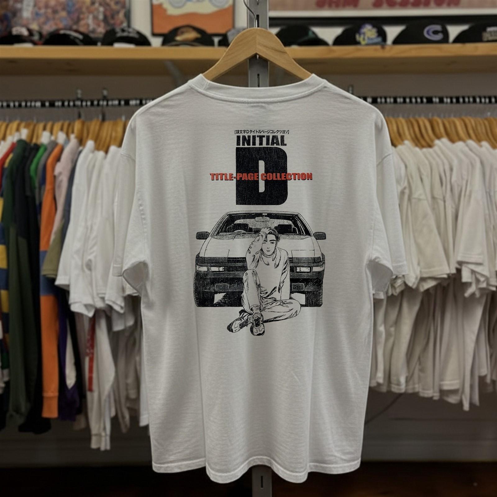 Initial D Promo T-Shirt White XXL L