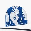 Teen Knitted Beanies Hat Elastic Ear Protector Hat Human Portrait Pattern Hat Adult Winter Cycling Skiing Beanies