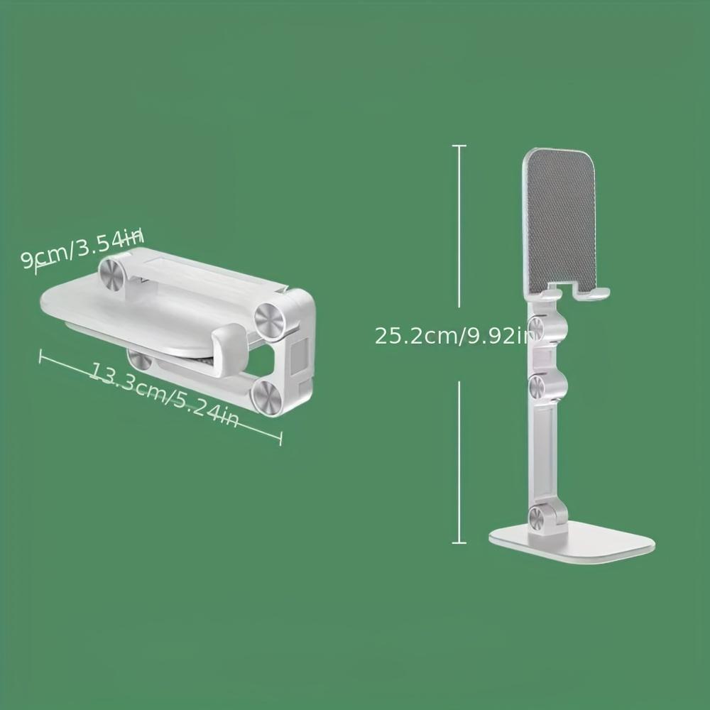 Foldable Stand for Mobile Phones and Tablets with 360-Degree Rotation and Waterproof Feature