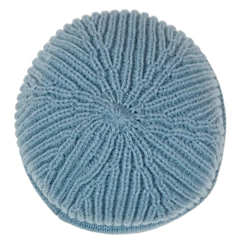 Basic Quench Kurzer Rollmützen-Strick-Stretch Islamische Mütze für Männer und Frauen Ziffern-Beanie, Waschbar, (JP, Größen, 57,0 cm, 59,0 cm, GRÜN)