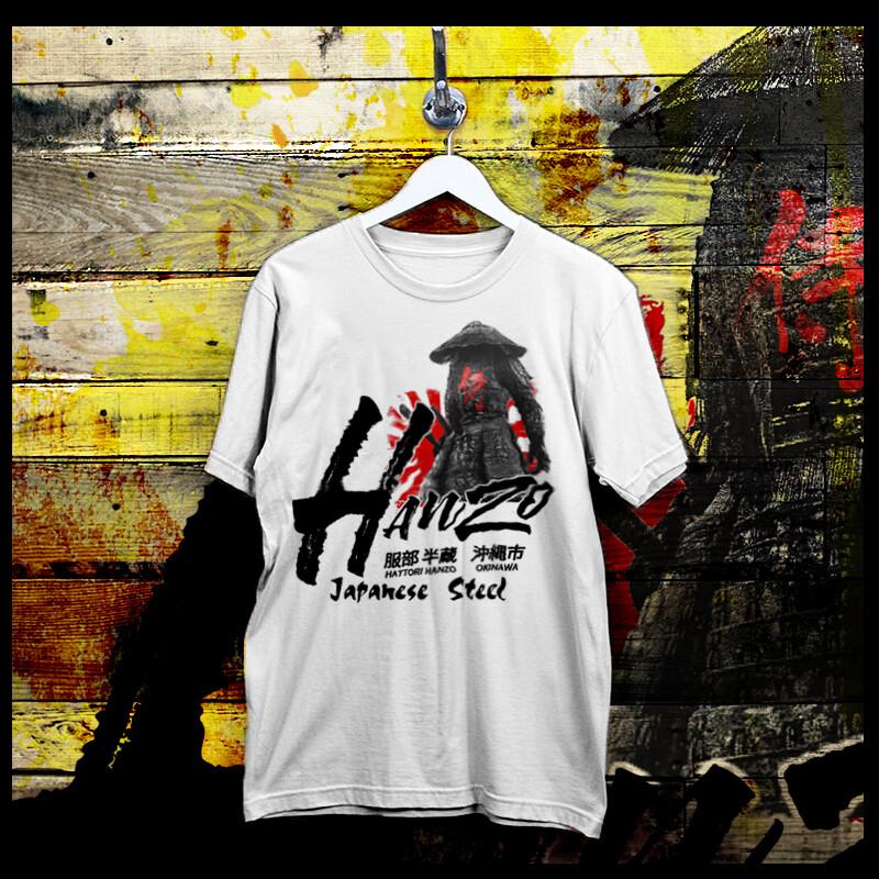 

Samurai T-Shirt Shogun Assassin Bushido Ronin Katana Hattori Hanzo Sword tee S