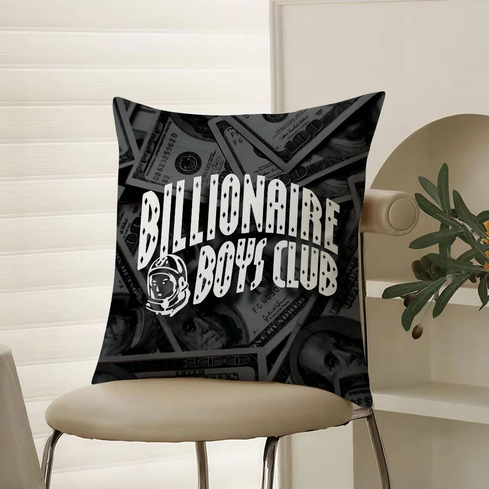 Fashionable Printing Billionaire Boys Club Pillow Case Comfort Sofa Bed Silky Elegant Invisible Zipper Decorative Cushion Cover
