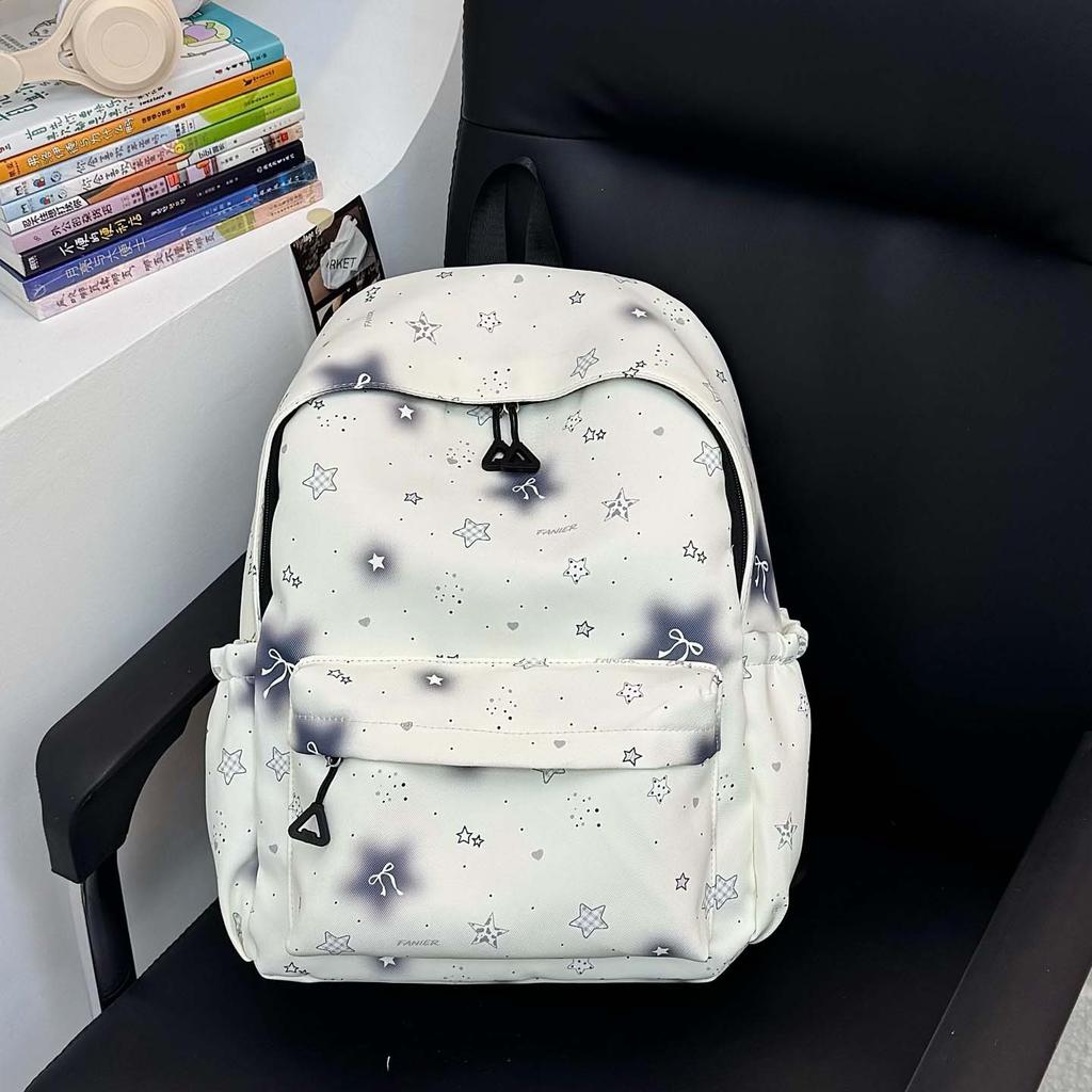 Schoolbag Female College Student Versatile Japanese ins High School Junior High School Student Star Backpack Middle School Student Backpack School Bag