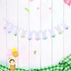 62KD Happy Easter Rabbit Bunny Ball for Banner Garland Wall Hanging Bunting Flag Deco